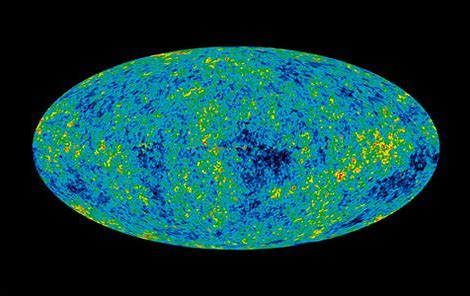 宇宙マイクロ波背景放射（CMB）イメージ